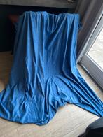 Blauw Gordijn, Huis en Inrichting, 150 tot 200 cm, Ophalen of Verzenden, Zo goed als nieuw, 200 cm of meer