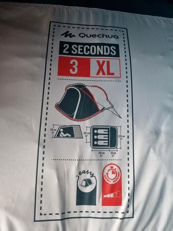 QUECHUA
Kampeertent voor 3 personen 2 Seconds XL Fresh & Bla beschikbaar voor biedingen