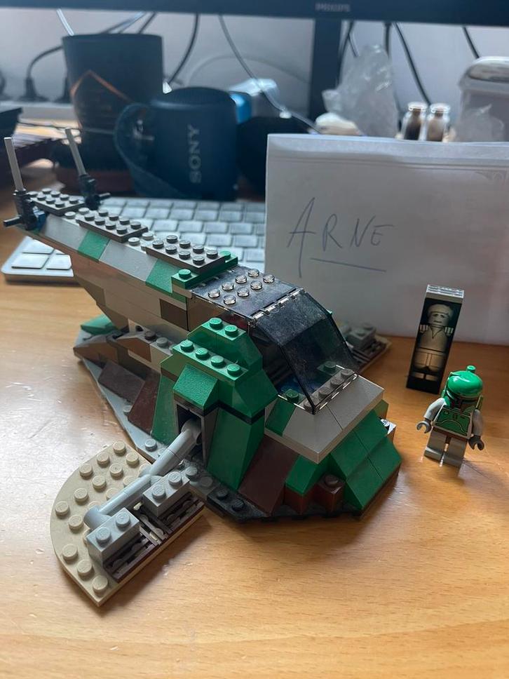 Lego 7144 Slave 1 Boba Fett-Star Wars, Kinderen en Baby's, Speelgoed | Duplo en Lego, Zo goed als nieuw, Ophalen of Verzenden