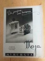 MAJA - Parfum/Cologne/Poeder - Adv. uit Tijdschrift 1949, Gebruikt, Verzenden