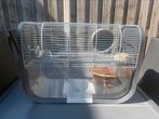 Hamsterkooi met toebehoren, Dieren en Toebehoren, Kooi, Minder dan 75 cm, Zo goed als nieuw, Ophalen