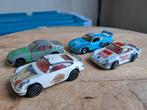 4x Porsche Matchbox Majorette Corgi diverse bespeelde condit, Ophalen of Verzenden, Gebruikt