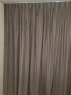 Grijze verduisterende overgordijnen, Huis en Inrichting, Gebruikt, 200 cm of meer, Ophalen of Verzenden, 200 cm of meer