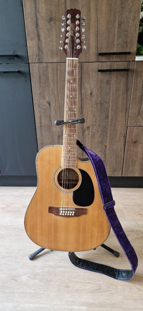 12 string semi-akoestische gitaar (Morgan WC-12 CE), Muziek en Instrumenten, Snaarinstrumenten | Gitaren | Akoestisch, Gebruikt