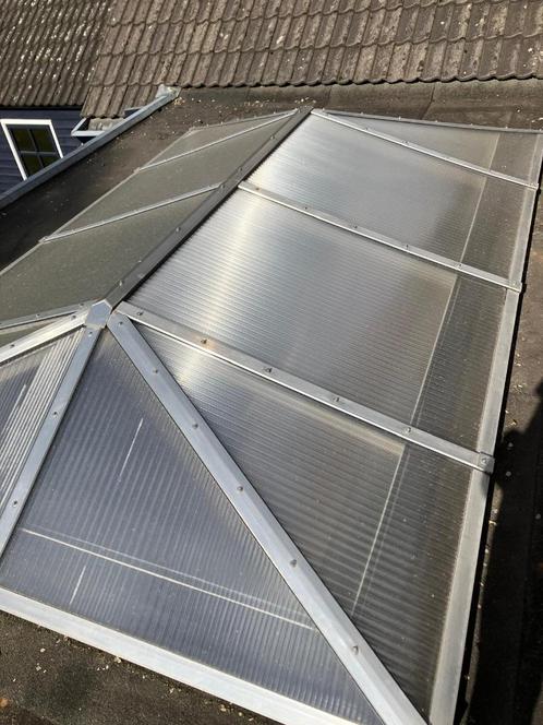 lichtstraat met  3 laags helder polycarbonaat, Tuin en Terras, Overkappingen, Zo goed als nieuw, Overige typen, Ophalen
