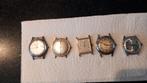 5 mechanische horloges met  werk, Ophalen, Gebruikt