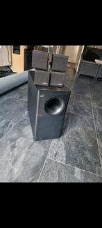 Bose cub speakers met subwoofer, Ophalen of Verzenden, Zo goed als nieuw, Bose, 120 watt of meer