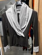 Grijze aparte overslag top van Elsewhere, Kleding | Dames, Ophalen of Verzenden, Zo goed als nieuw, Maat 36 (S), Grijs