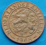 1 cent 1968 Nederlandse Antillen - Juliana, Postzegels en Munten, Munten | Nederland, Koningin Juliana, 1 cent, Losse munt, Verzenden
