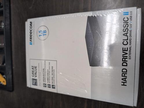Freecom Classic 1,5 TB Externe harde schijf 2x, Computers en Software, Harde schijven, Nieuw, Desktop, Extern, HDD, USB, Ophalen of Verzenden
