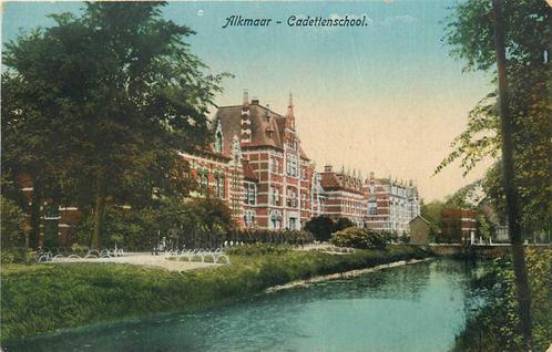 (388-073-029) Alkmaar Cadettenschool, Verzamelen, Ansichtkaarten | Nederland, Noord-Holland, Verzenden