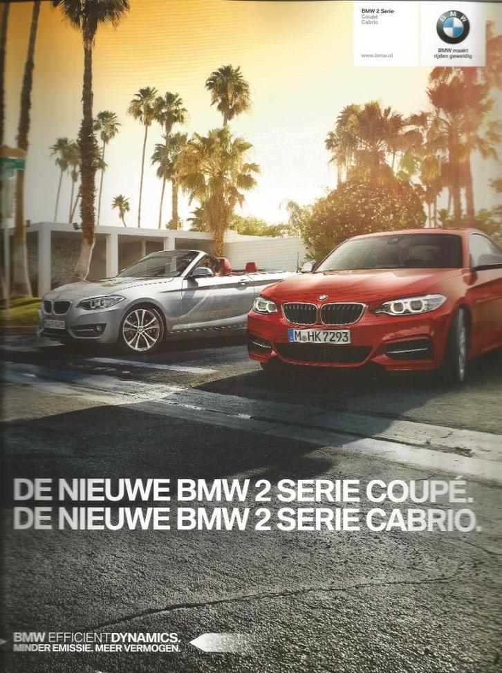 BMW 2 serie folders, Boeken, Auto's | Folders en Tijdschriften, Zo goed als nieuw, BMW, Ophalen of Verzenden