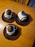 Set van 3 koffiekopjes met schilderij afbeeldingen, Ophalen