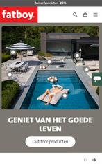 FatBoy zwart zgan, Huis en Inrichting, Zitzakken, Ophalen, Zo goed als nieuw, Zwart, Zitzak