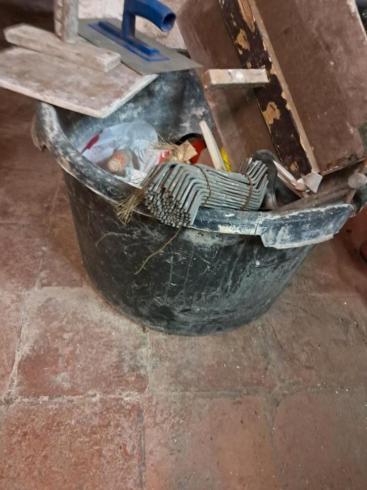 Stukadoorsgereedschap - Complete Set, Doe-het-zelf en Verbouw, Gereedschapskisten, Gebruikt, Ophalen