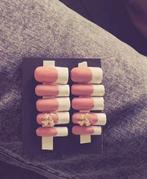 Press on, Ophalen of Verzenden, Zo goed als nieuw, Zwart, Handen en Nagels