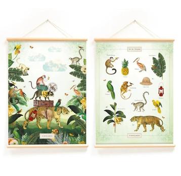Poster Studio Pimpelmees Little & Pure In de Tropen beschikbaar voor biedingen