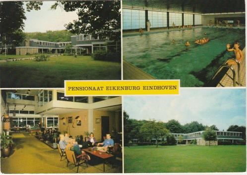 EINDHOVEN Pensionaat Eikenburg  Heihoef Zonnebloem, Verzamelen, Ansichtkaarten | Nederland, Gelopen, Noord-Brabant, 1980 tot heden