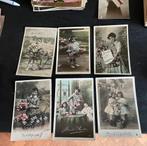 Vintage belle epoque ingekleurde franse ansichtkaarten, Ophalen of Verzenden, Kinderen