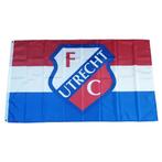 Grote voetbal vlag FC Utrecht Nederland (150x90cm), Ophalen of Verzenden, Nieuw, F.C. Utrecht