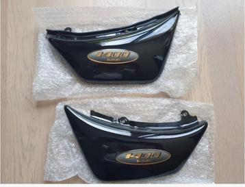 2 Suzuki Intruder VS1400 zijkappen zijdeksels zwart beschikbaar voor biedingen