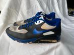 Nike Air Max 90 - Blauw/Zwart - Maat 47, Ophalen of Verzenden, Gedragen, Blauw, Sneakers of Gympen