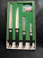 Zwilling J.A. Henckels messenset uit 70's ongebruikt, Nieuw, Ophalen of Verzenden, Rvs of Chroom, Vaatwasserbestendig