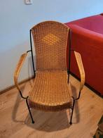Rieten stoel, Huis en Inrichting, Stoelen, Ophalen, Gebruikt, Bruin, Eén