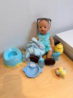 Te koop baby born plaspop jongen, Kinderen en Baby's, Speelgoed | Poppen, Ophalen, Zo goed als nieuw, Babypop