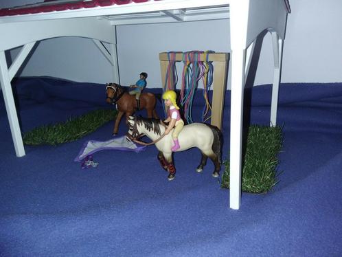 Schleich rijschool met paard en toebehoren, Verzamelen, Speelgoed, Zo goed als nieuw, Ophalen of Verzenden