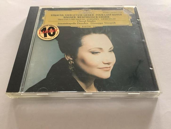 Strauss/Wagner Lieder - Cheryl Studer CD, Cd's en Dvd's, Cd's | Klassiek, Zo goed als nieuw, Vocaal, Romantiek, Ophalen of Verzenden