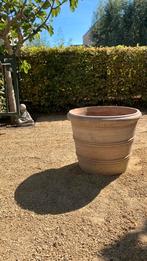 Prachtige terracotta bloempot voor palm of olijfboom, Ophalen, Overige materialen, Gebruikt, Rond