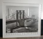 Brooklyn Bridge poster in lijst, Met lijst, Ophalen of Verzenden, A1 t/m A3, Zo goed als nieuw