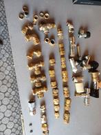 Knelfittingen knelkoppelingen T+Y koper/messing SETPRIJS, Overige materialen, Overige typen, Ophalen of Verzenden, Zo goed als nieuw