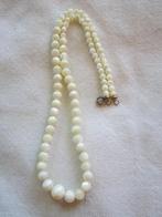 8.  Schitterende oude ketting,  maansteen,  48 cm, Sieraden, Tassen en Uiterlijk, Antieke sieraden, Ophalen