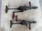 Twee oude handboor machines, Antiek en Kunst, Ophalen of Verzenden