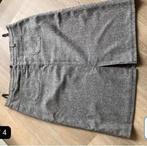 Bruine tweed rok, Kleding | Dames, Bruin, Maat 46/48 (XL) of groter, Zo goed als nieuw, Knielengte