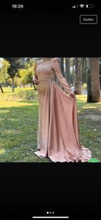 Abiye, avondjurk, Ophalen of Verzenden, Zo goed als nieuw, Blauw, Galajurk