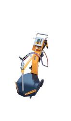 Complete poedercoatlijn met oven, machine en cabine, Ophalen