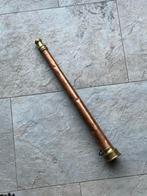 Antieke koperen brandweerspuit met messing details, Antiek en Kunst, Ophalen, Koper