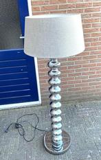 Leuke Vandeheg Lamp - vintage chrome design memphis style, Ophalen, Vintage design, Zo goed als nieuw, Metaal