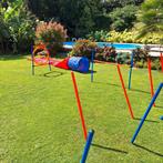 Agility set,  slalom, tunnel, hoepel en springen., Ophalen, Zo goed als nieuw