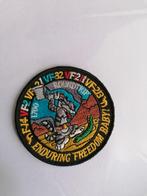 Badge van F-14 Enduring Freedom US NAVY, Ophalen of Verzenden, Zo goed als nieuw, Patch, Badge of Embleem