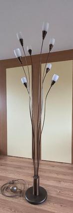 Vloerlamp brons, Huis en Inrichting, Lampen | Vloerlampen, Ophalen, Gebruikt, Glas, 150 tot 200 cm