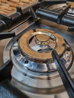 Luxe Fornuis Boretti Majestic 120cm zwart Frytop 7 pits, Witgoed en Apparatuur, Fornuizen, Niet ingevuld, 60 cm of meer, Niet ingevuld