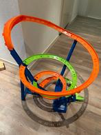 Hotwheels baan hyper speed crash prima staat, Ophalen, Zo goed als nieuw, Handmatig, Hot Wheels