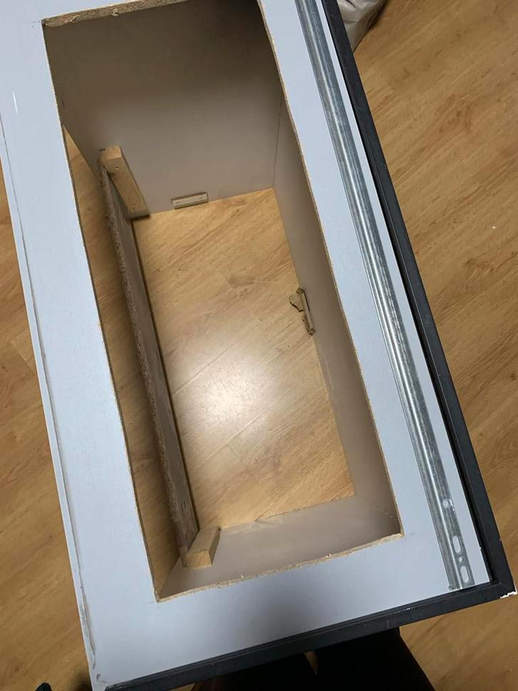 Afzuigkap Ombouw zwart. Excl. afzuigkap, Witgoed en Apparatuur, Afzuigkappen, Gebruikt, Wandschouwkap, Ophalen of Verzenden