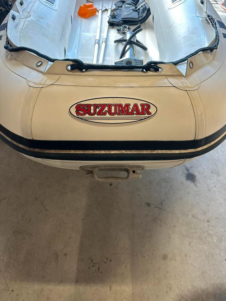 Suzumar rib 310 met suzuki 20 pk 4 takt efi kortstaart, Watersport en Boten, Rubberboten, Zo goed als nieuw, Overige merken, Overige materialen