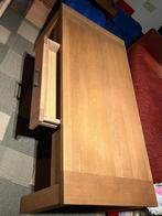 Eiken salontafel met lade, Huis en Inrichting, Tafels | Salontafels, Ophalen, 100 tot 150 cm, 50 tot 100 cm, Zo goed als nieuw