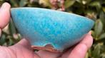 Bonsai pot licht blauw oud Japans aardewerk 11x7,1x4,4, Tuin en Terras, Bloempotten, Ophalen of Verzenden, Zo goed als nieuw, Overige vormen